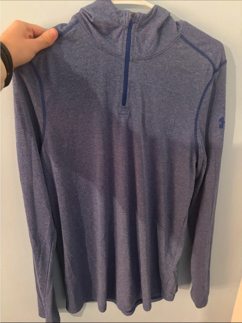 Under Armour Blue Quarter-Zip Performance Top men’s medium blue
